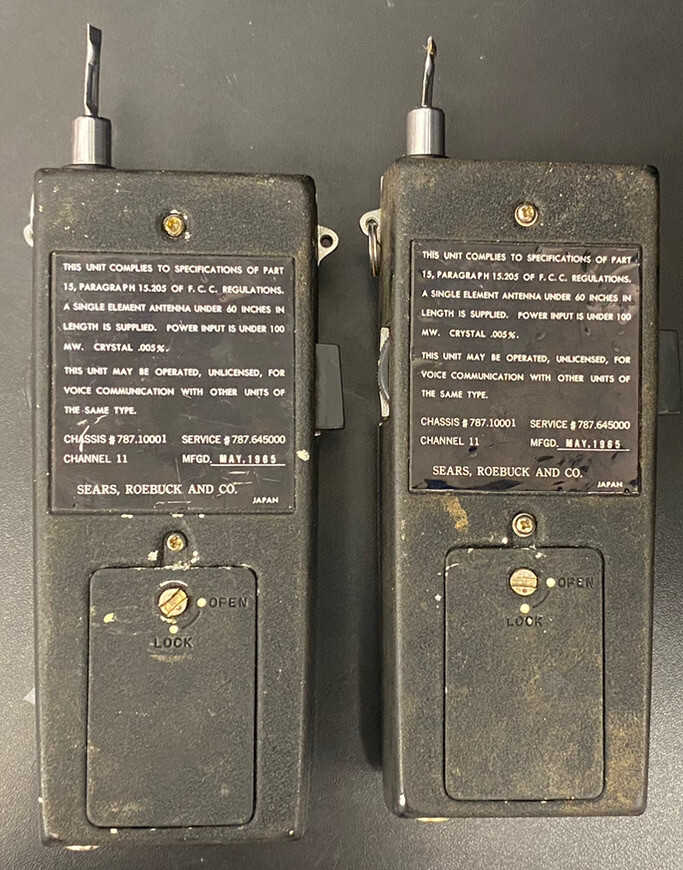 Sears, Roebuck and CO. 9 Transistor Pair