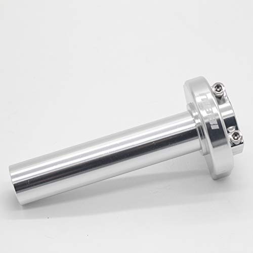 New Throttle Grip Replacement High Performance Adjustable Modified silver