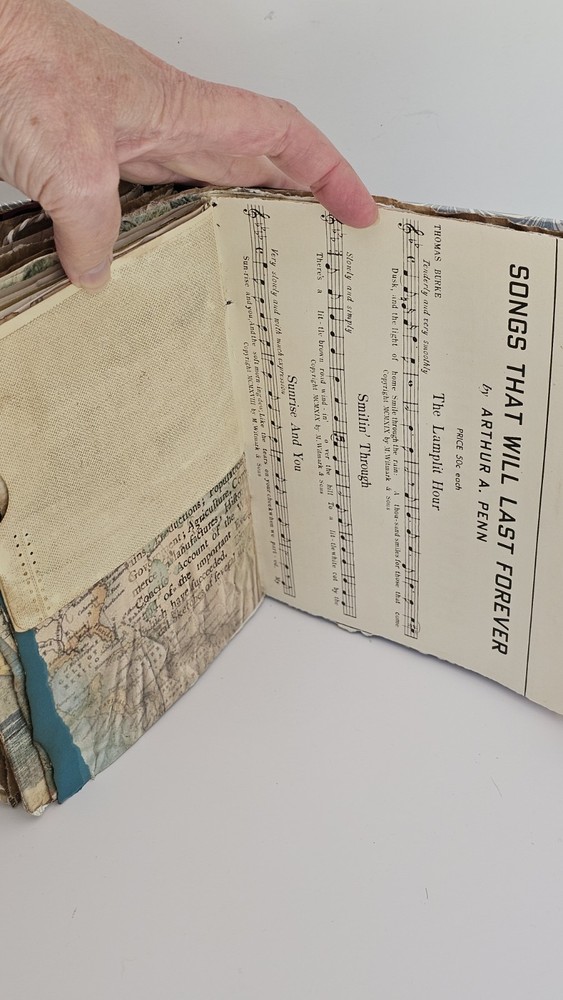 Handmade Junk Journal Travel Theme Book