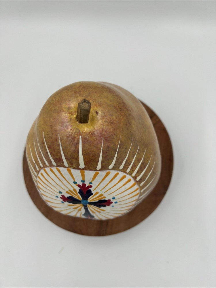 Hand painted Gourd With Cross