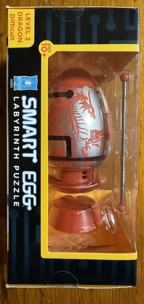 BePuzzled Smart Egg LEVEL 2 Labyrinth Puzzle Dragon Difficult 2 Layer NIB