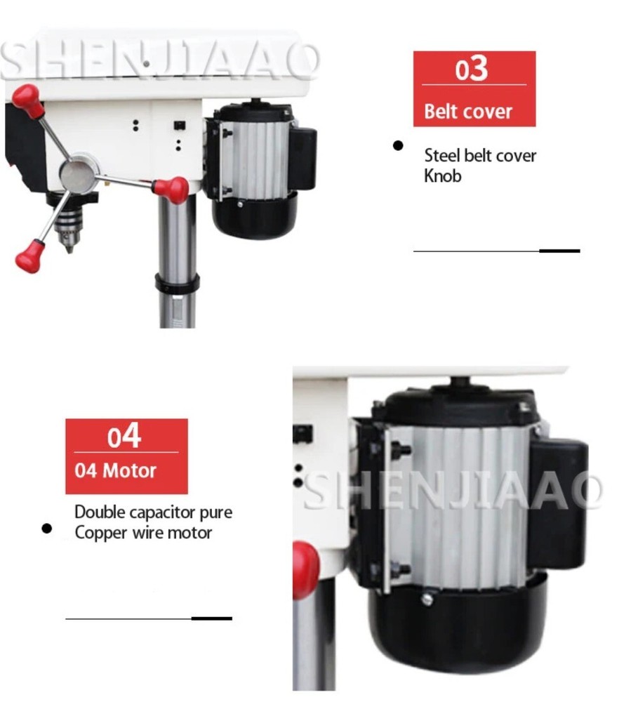 Laser Table Drill Multifunctional Home Use Stepless Speed Control Drill