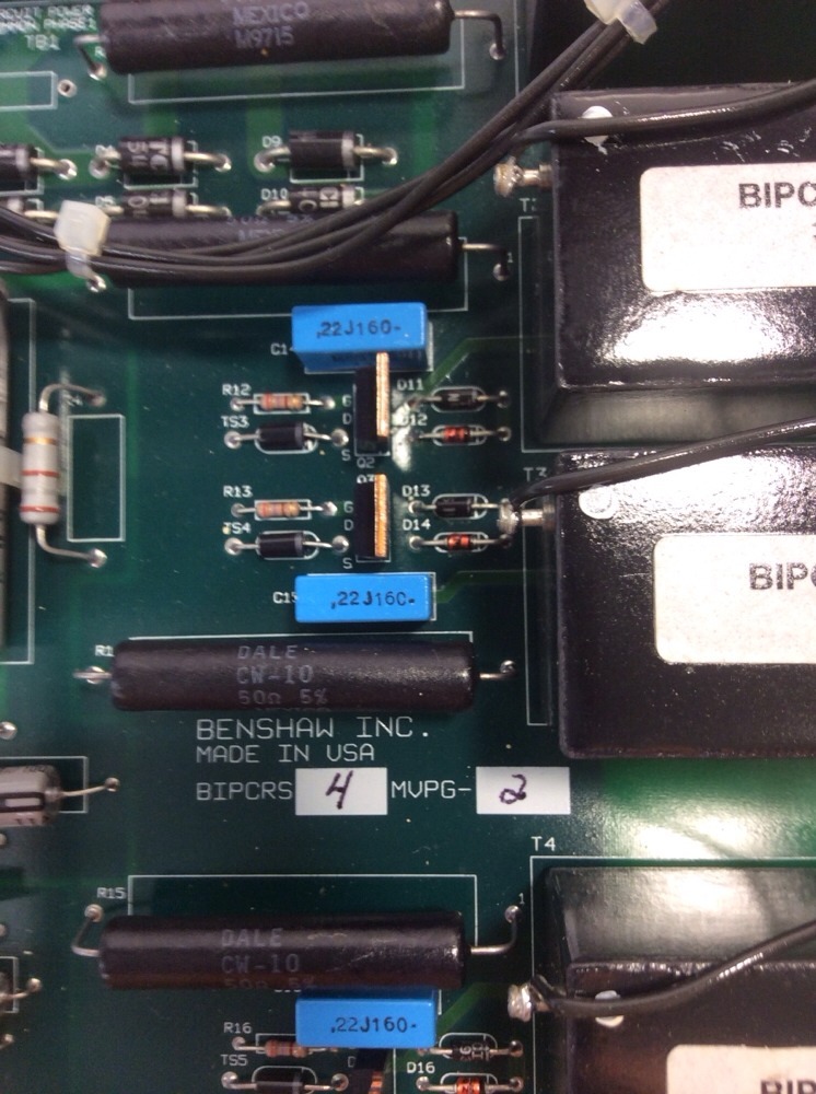 Benshaw PCB Board BIPCRS 4 MVPG-2 PC-1368