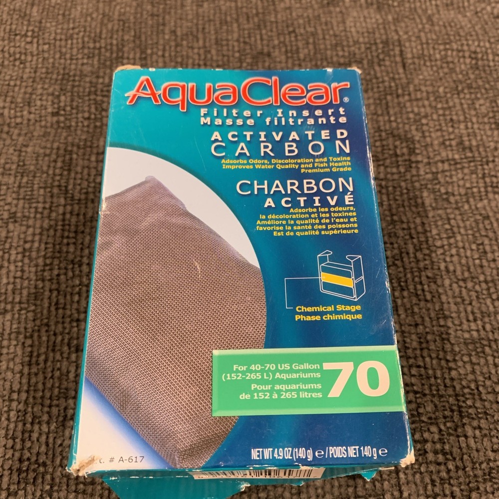 AquaClearFikter insert 70 Activated Carbon 4.9 Oz