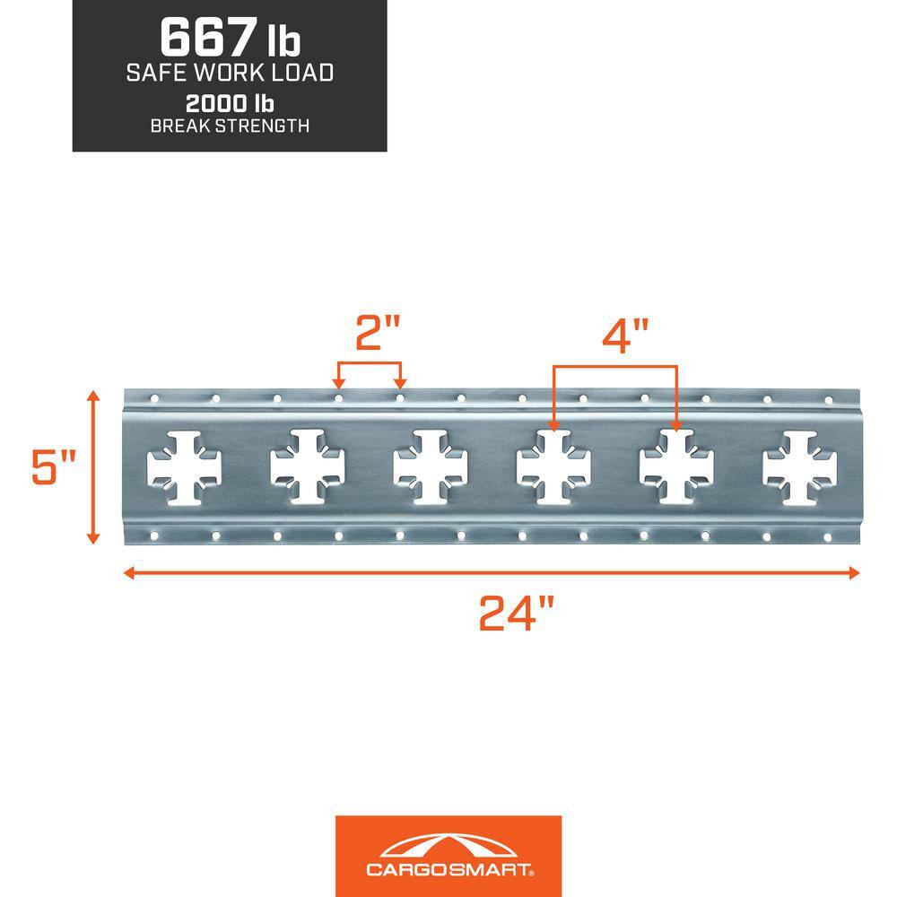 24 In. X-Track Rail (1-Pack)