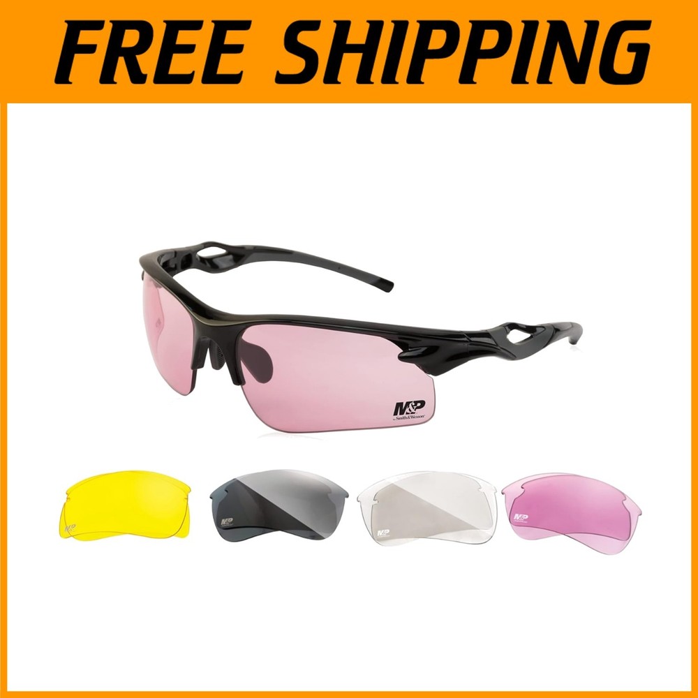 Half Frame Interchangeable Glasses - Black, Impact Resistant