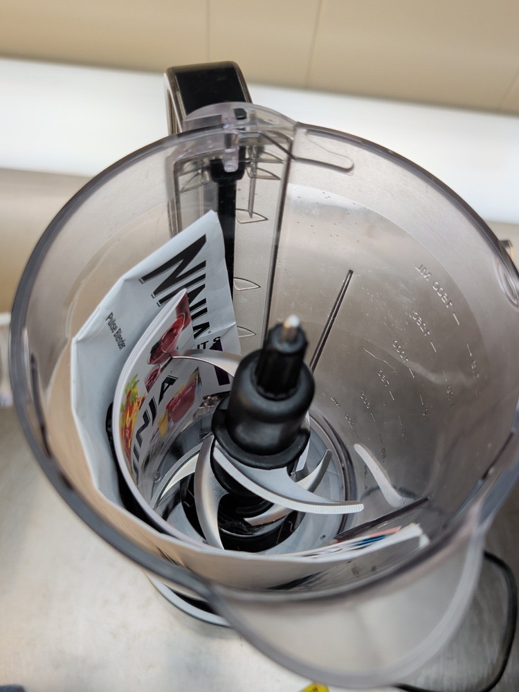 Ninja Kitchen System Pulse Blender BL207Q with 40 Oz Pitcher 700W Tested Works