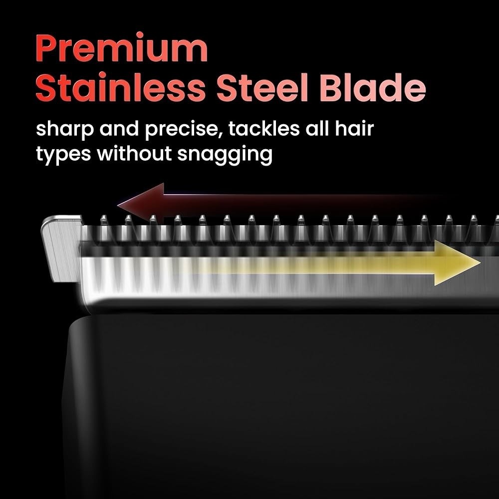 Hacli Men's Beard Trimmer with Precision Dial