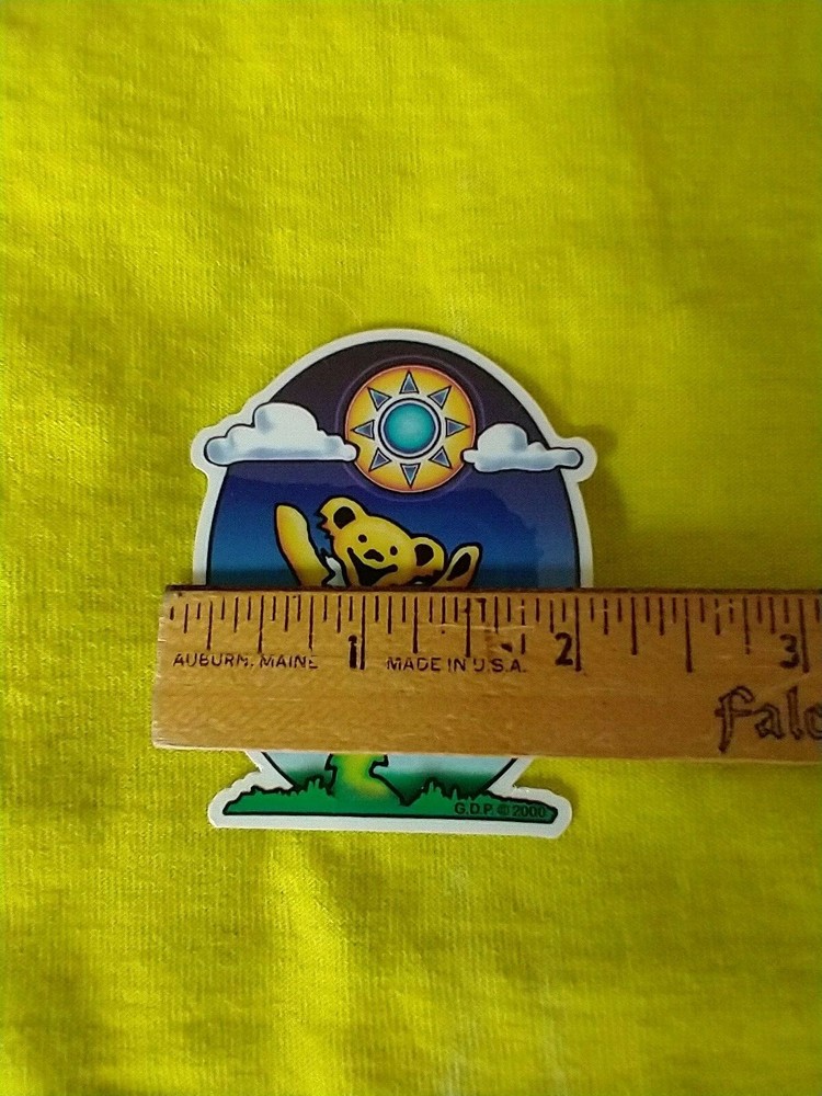 Grateful Dead Sunny Bear 2.5 x 2 Inch MINI Sticker