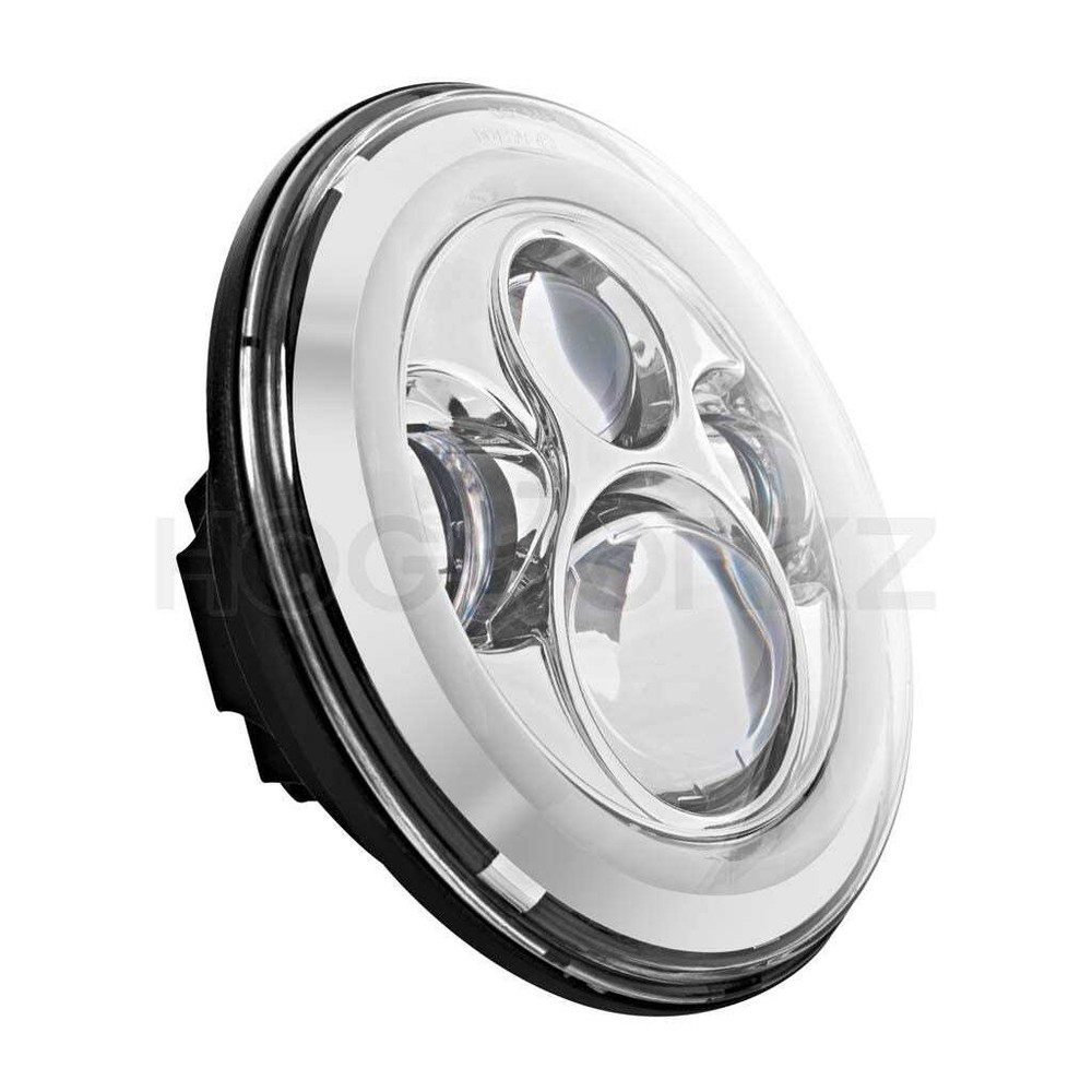 Hogworkz 7" LED Chrome HaloMaker Headlight (Harley Daymaker Replacement) 94-19