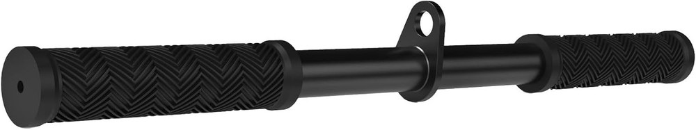 Fitarc Straight Bar Cable Attachment with Fixed Ring, Non-Slip Tricep Bar for Tr