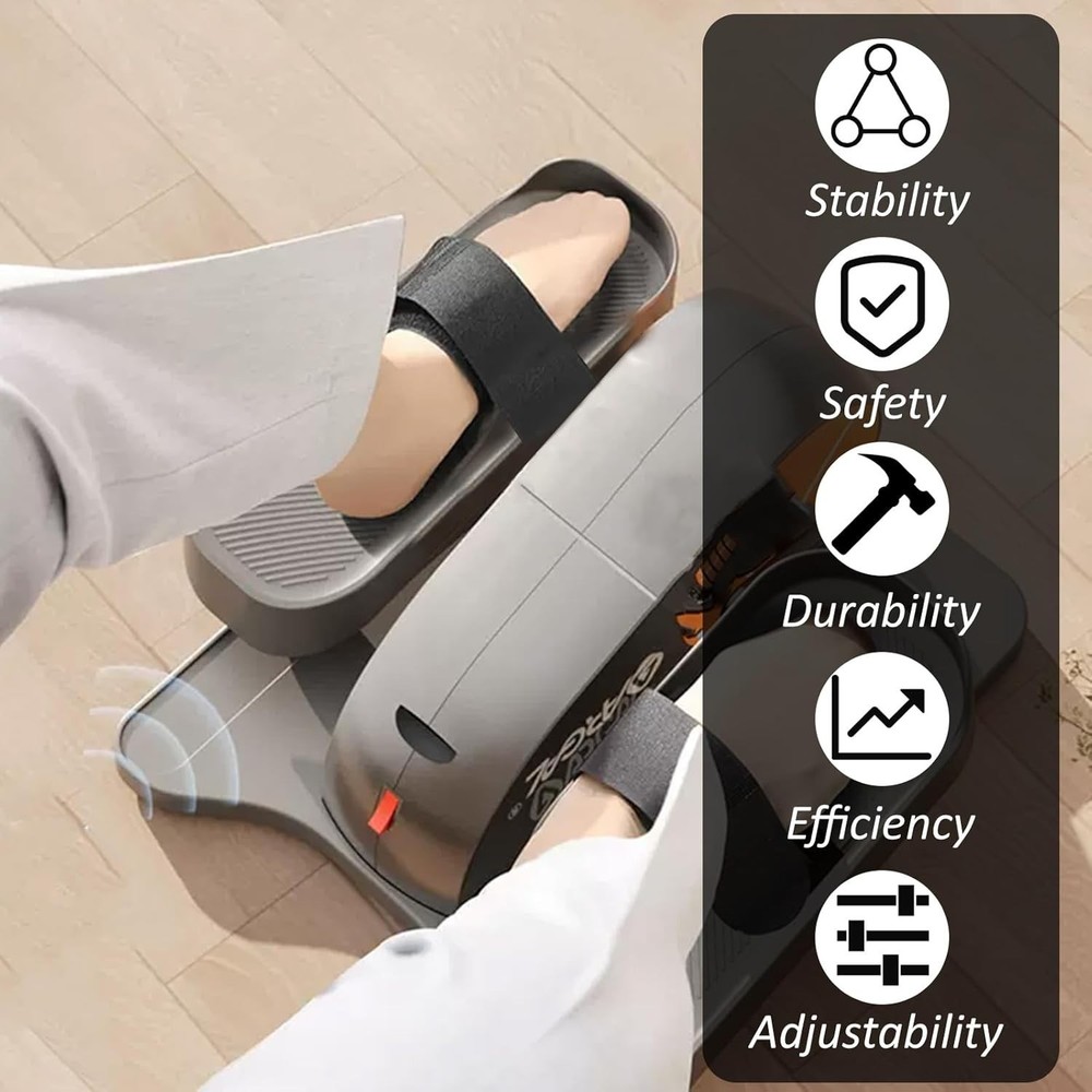 4 Pack Pedal Straps for Under Desk Exercise Machines - Easy & Reliable