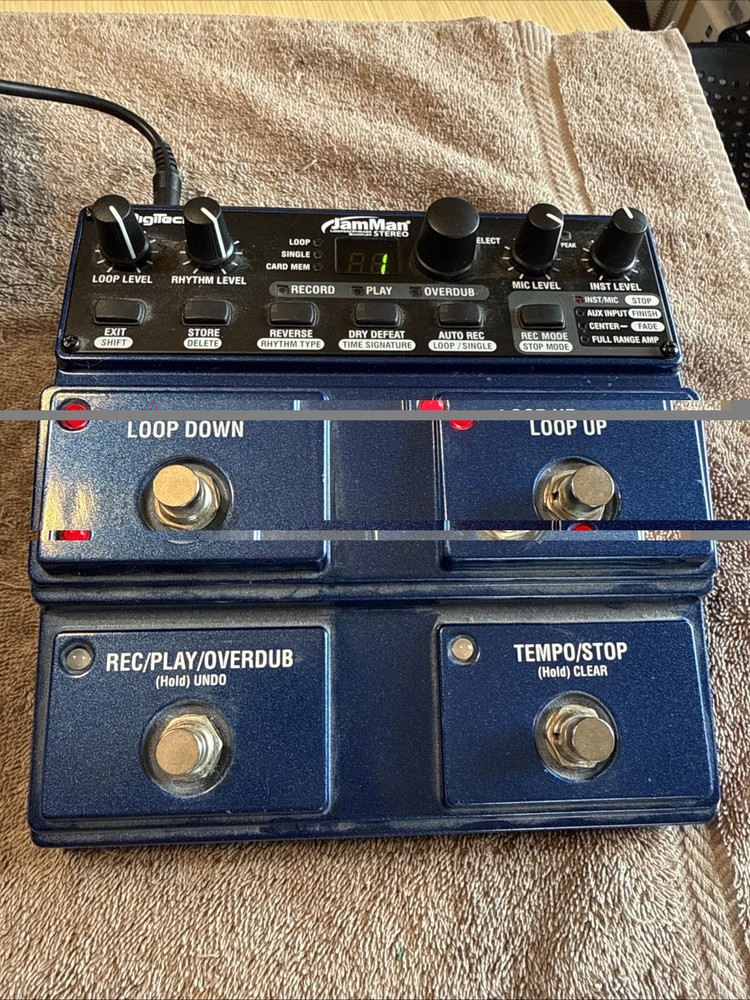 Digitech JamMan Stereo Looper Phrase Sampler JML2
