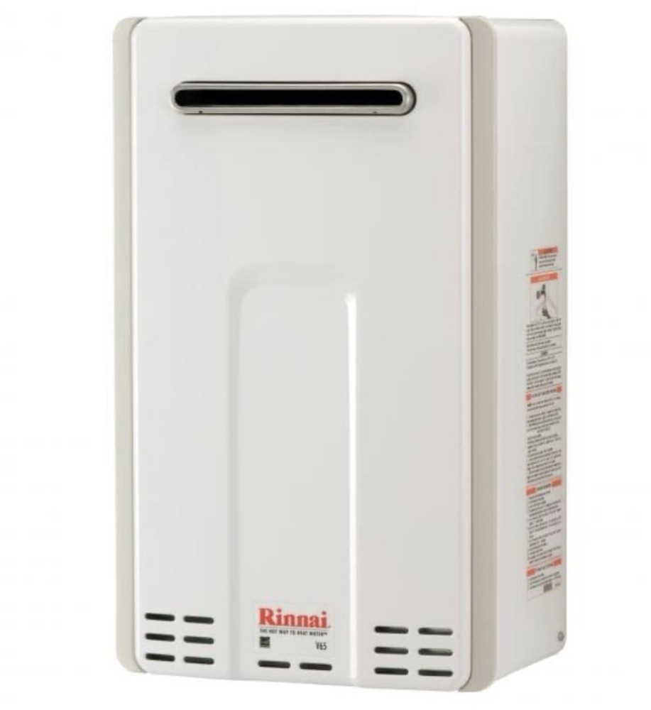 Rinnai V65eN Outdoor Tankless Water Heater 150kBTU 6.5GPM SCRATCH/DENT #6456