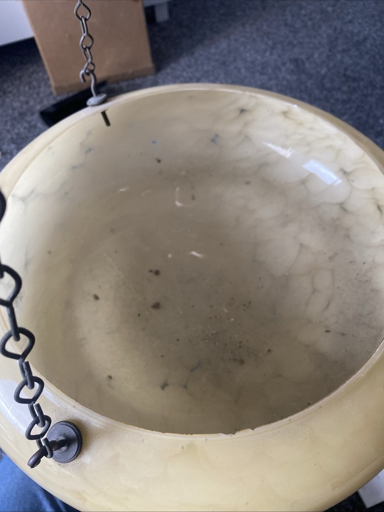 Vintage Glass Bowl Light