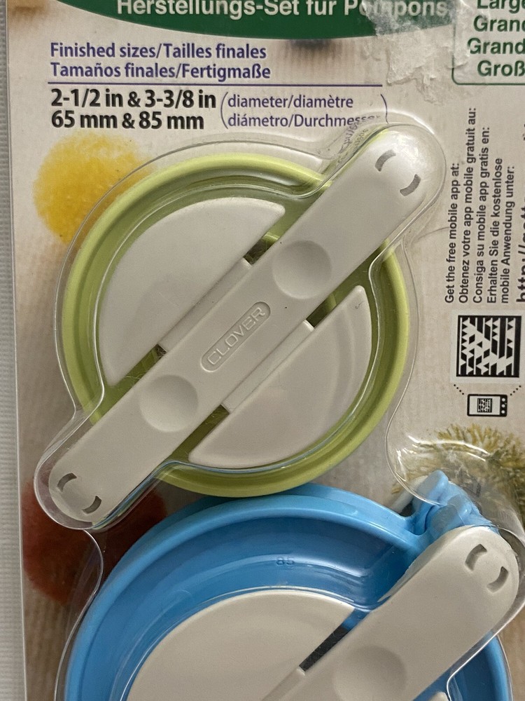 Clover Large Pom Pom Maker Set 2 Sizes New