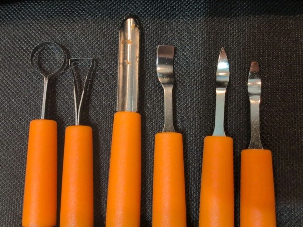 Jackolantern/Pumpkin Carving Ceramic/Pottery Tool Kit Tools&Halloween Templates