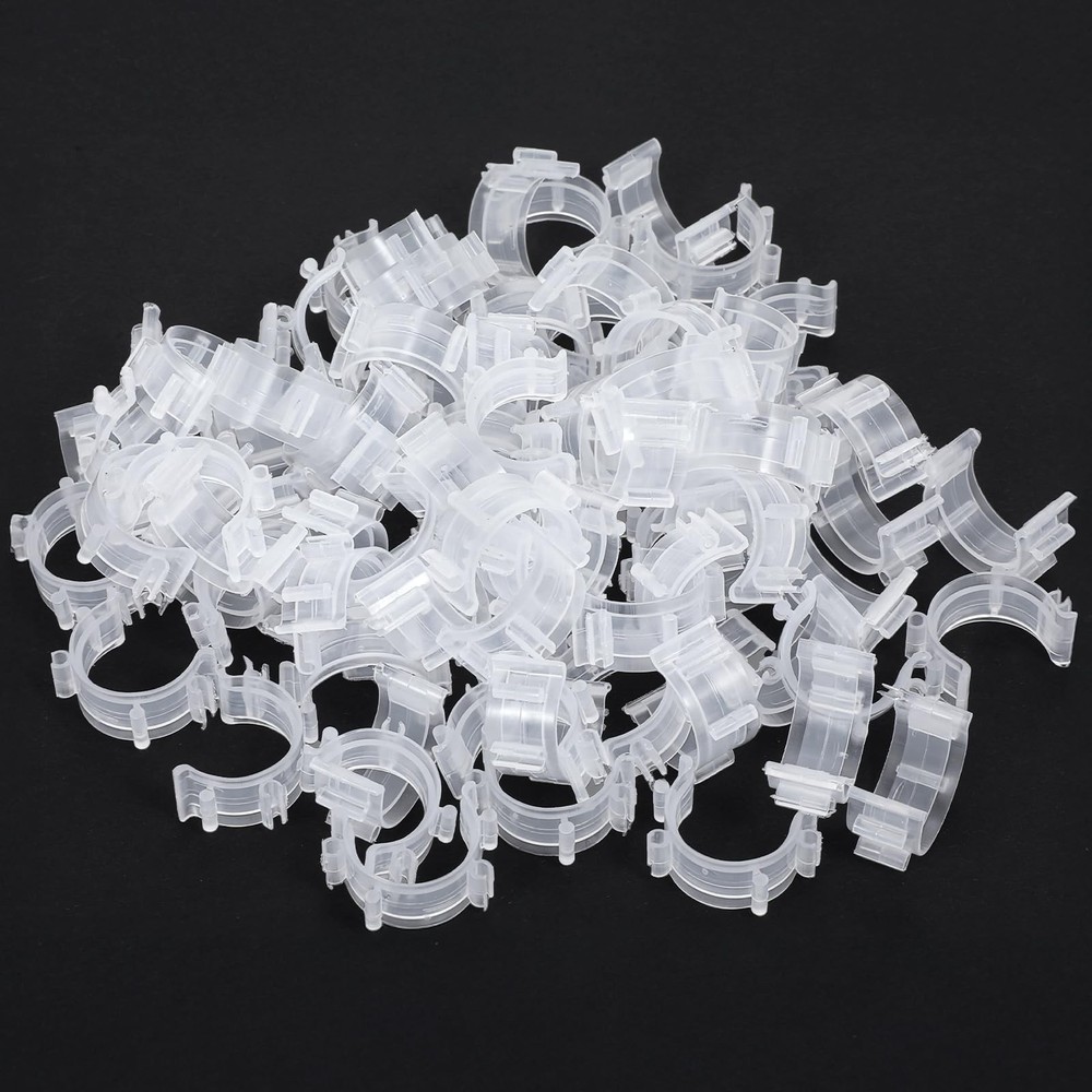80Pcs Clear Plastic Bobbin Clips, Thread Spool Organizers, Sewing Tool Access...