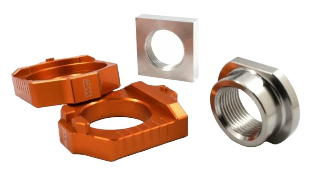 Works Connection Orange Elite Axle Block Kit (17-264)