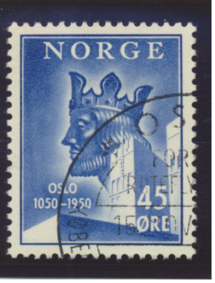 Norway Stamp Scott #306, Used