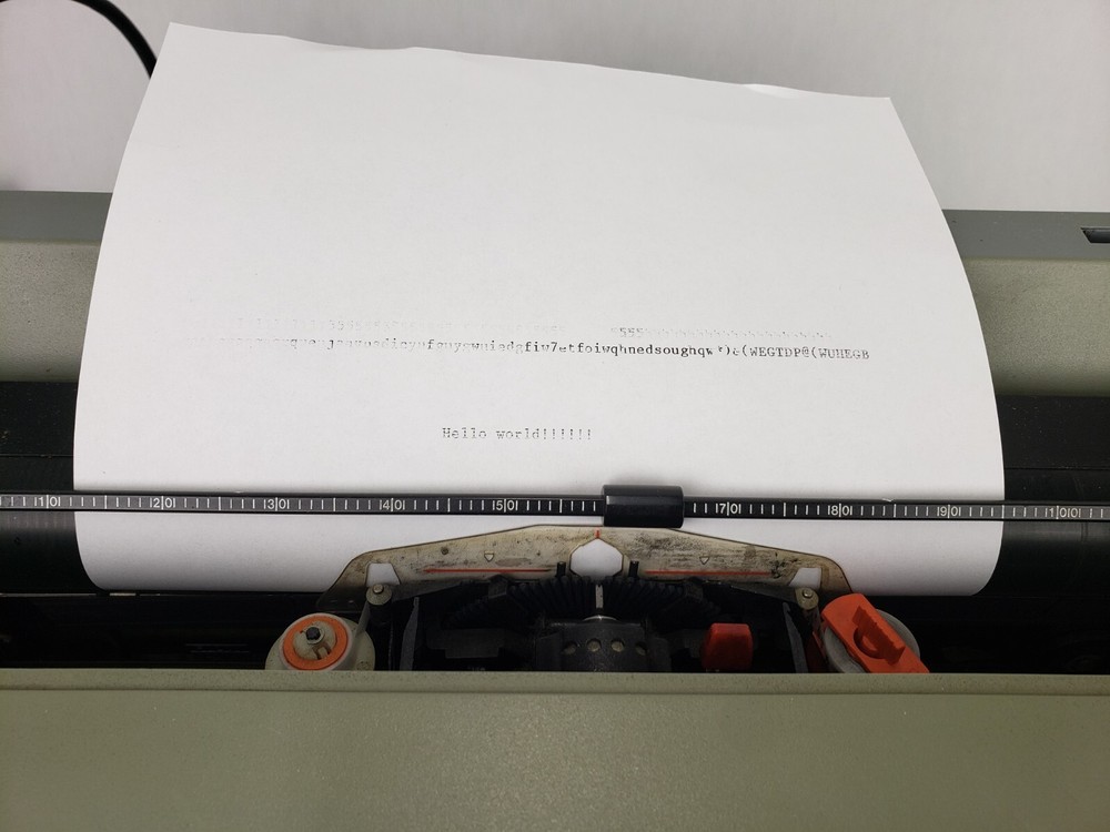 Swintec Typewriter 8011 Wide Format Word Processor Desktop Publisher Tested