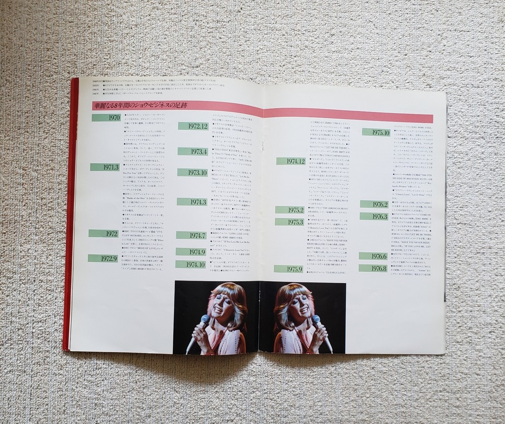 1978 Olivia Newton John JP Tour Program