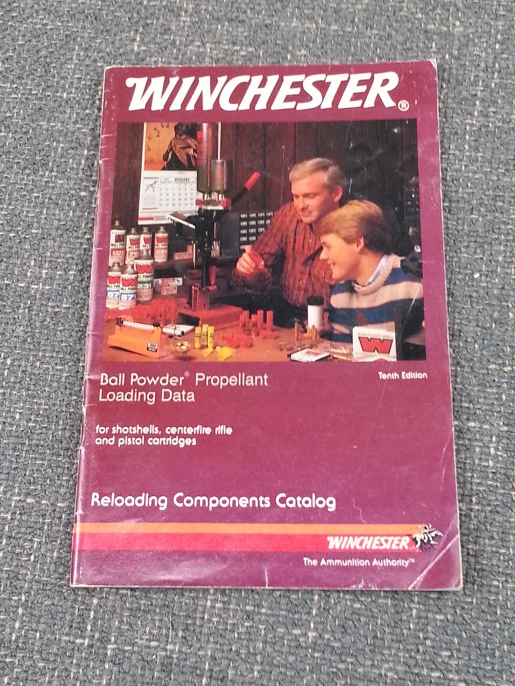 Vtg Winchester Ball Powder Propellant Loading Data Book Pamphlet