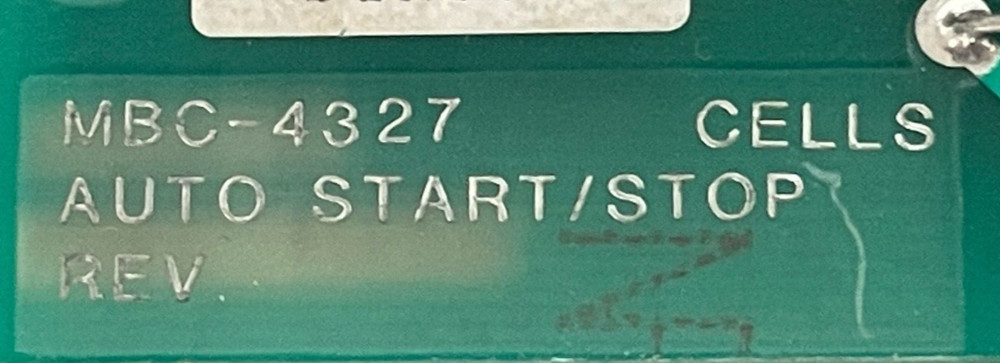 USED Power Systems MBC-4327 Circuit Board