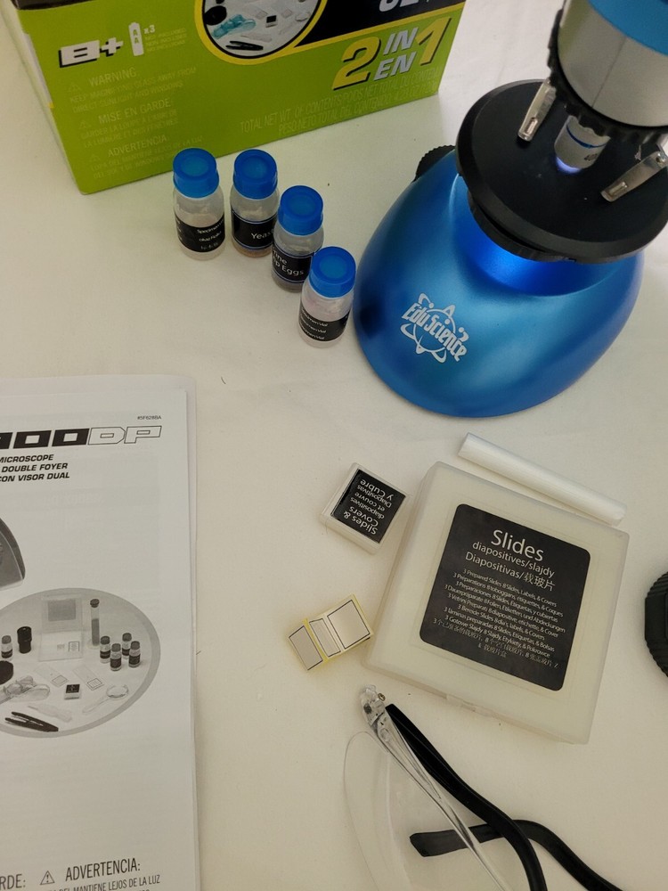 Edu-Science Student MICROSCOPE M640X / STEM Blue Science Tools