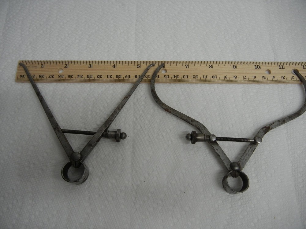 BROWN & SHARPE Outside and inside calipers.