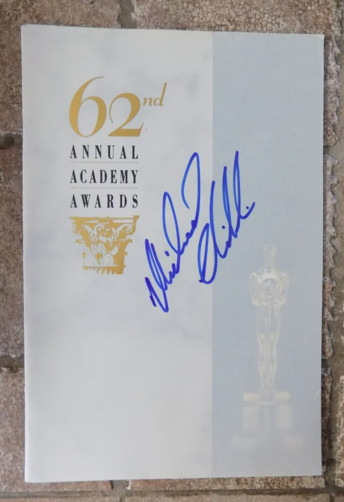 62nd Annual Acadamy Awards Program - SIGNED by MICHAEL CHICKLIS - 1990 Oscars