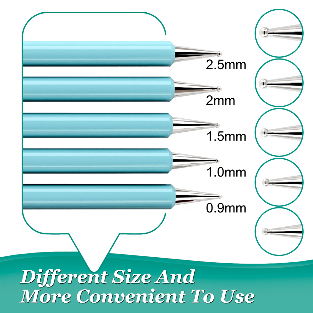 14 Pieces Silicone Clay Sculpting Tools Set, Modeling Dotting Tool for Pottery