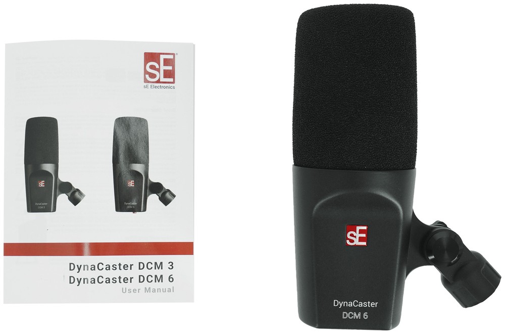 Se Electronics DynaCaster DCM6 Front-Addressed Broadcast Podcast Microphone Mic