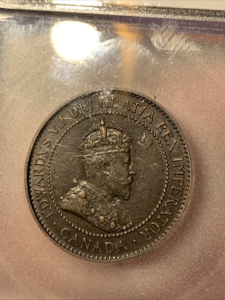 1904 Canada Large Cent ~ ICG AU53 ~ NICE!!!
