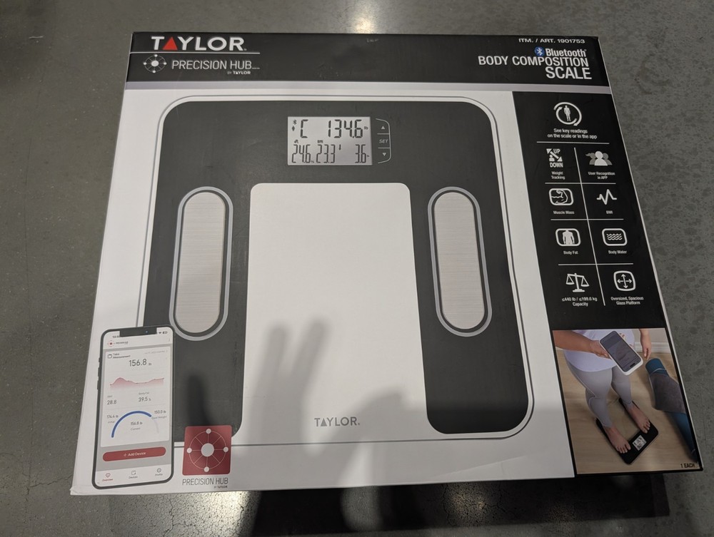 Taylor Smart Body Composition Bathroom Scale
