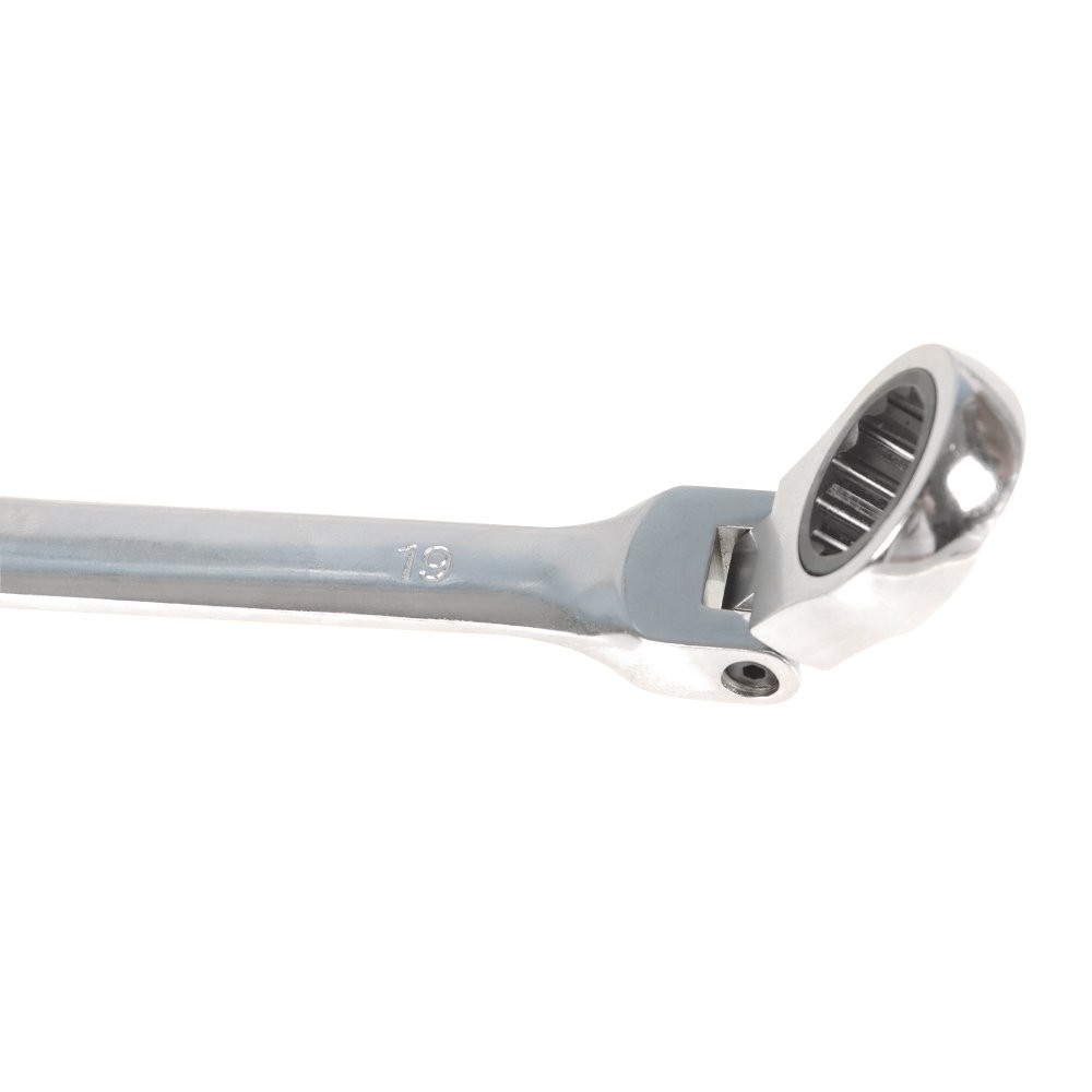 Flexible Ratcheting Wrench Set 12 Pcs 8-19mm Metric Combination Spanner Tool