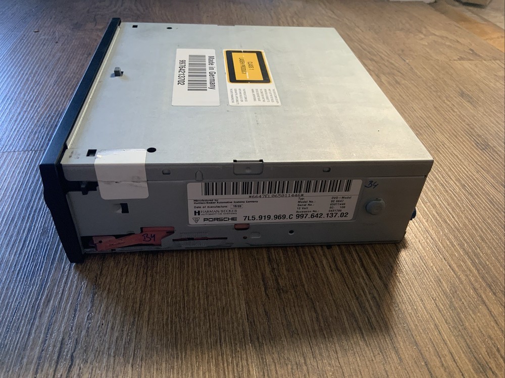 PORSCHE Cayenne 955 9PA SAT NAVIGATION SYSTEM DVD Reader 7L5919969C