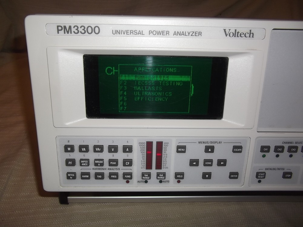 VOLTECH PM3300 UNIVERSAL POWER ANALYZER
