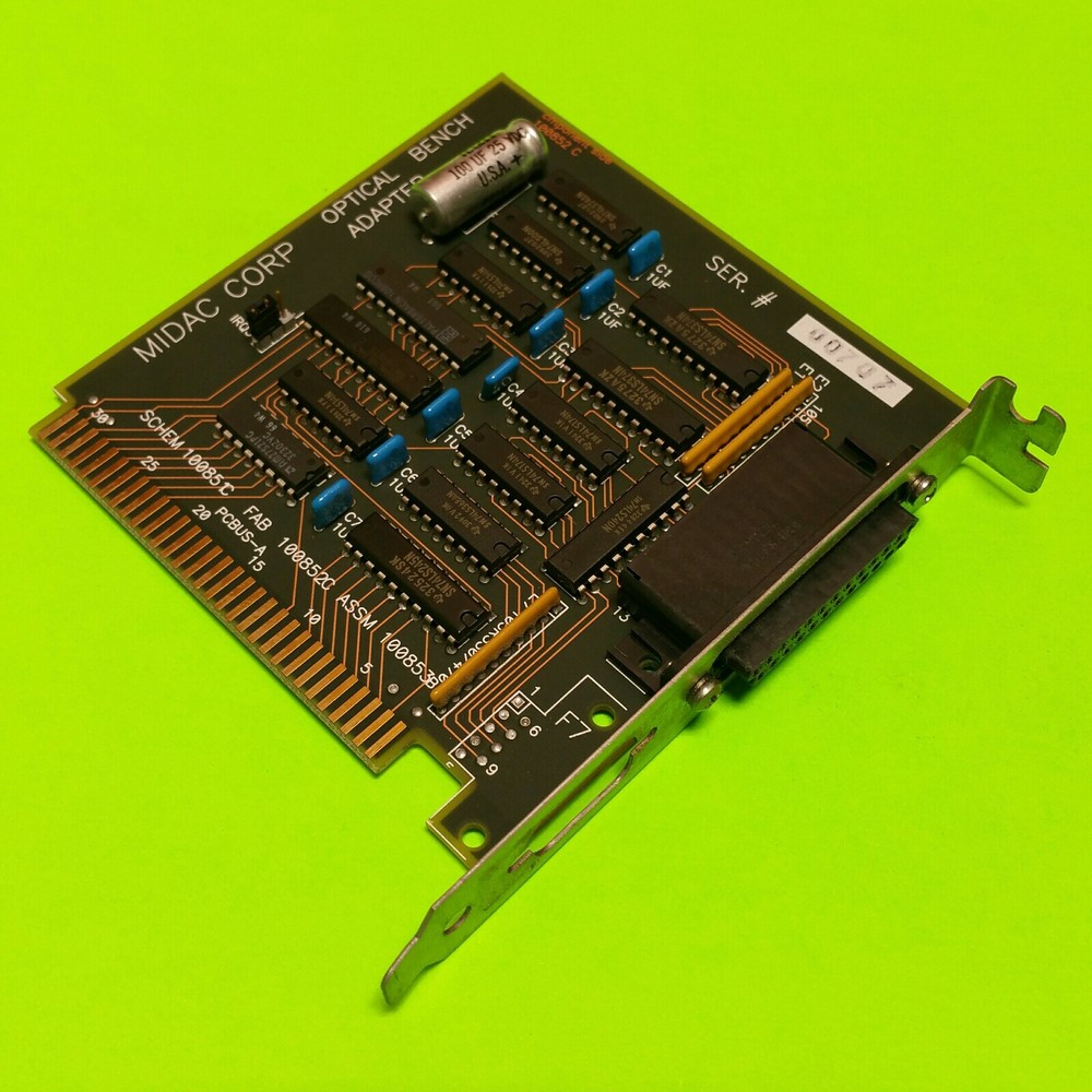 MIDAC CORP OPTICAL BENCH ADAPTER Computer Board Module Card 00852