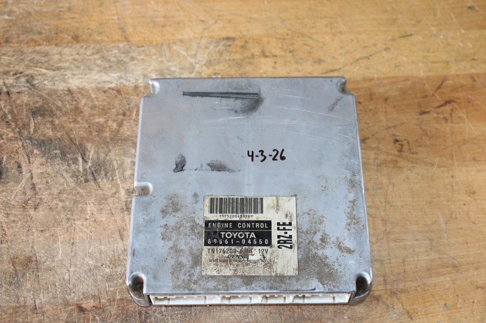 2000 TOYOTA TACOMA 2.4L ENGINE ECM ELECTRONIC CONTROL MODULE ASSEMBLY