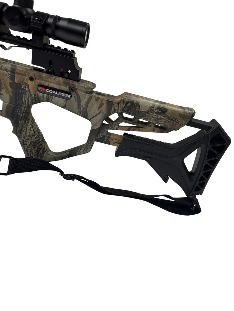 PSE Coalition Adjustable Stock 380fps Dual String Stop Hunting Compound Crossbow