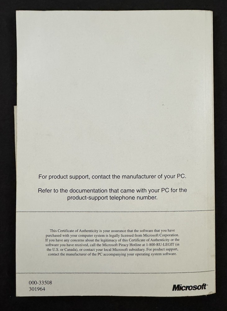 Microsoft Windows 95 Owner's User Operator Manual