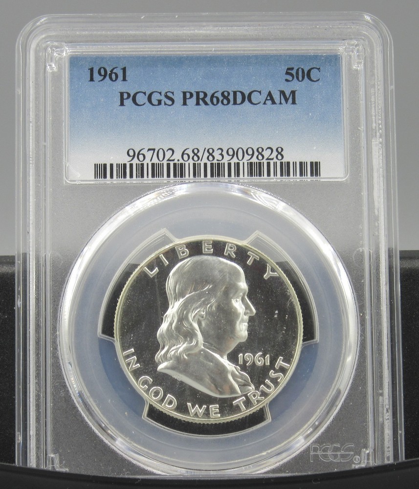 1961 Franklin Half PCGS PF68 DCAM