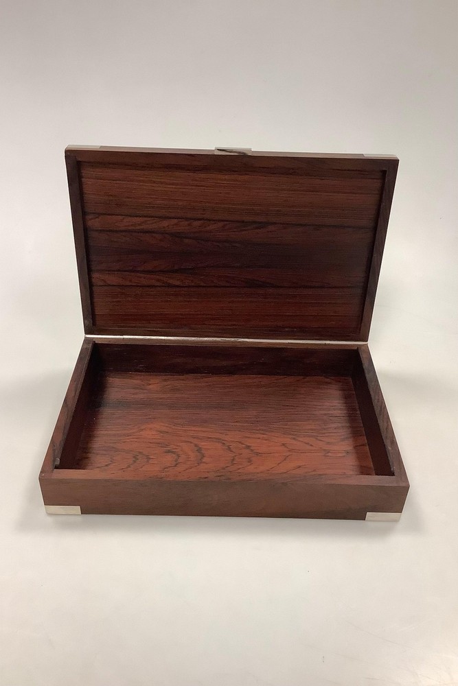 Hans Hansen Sterling Silver and Wood Box