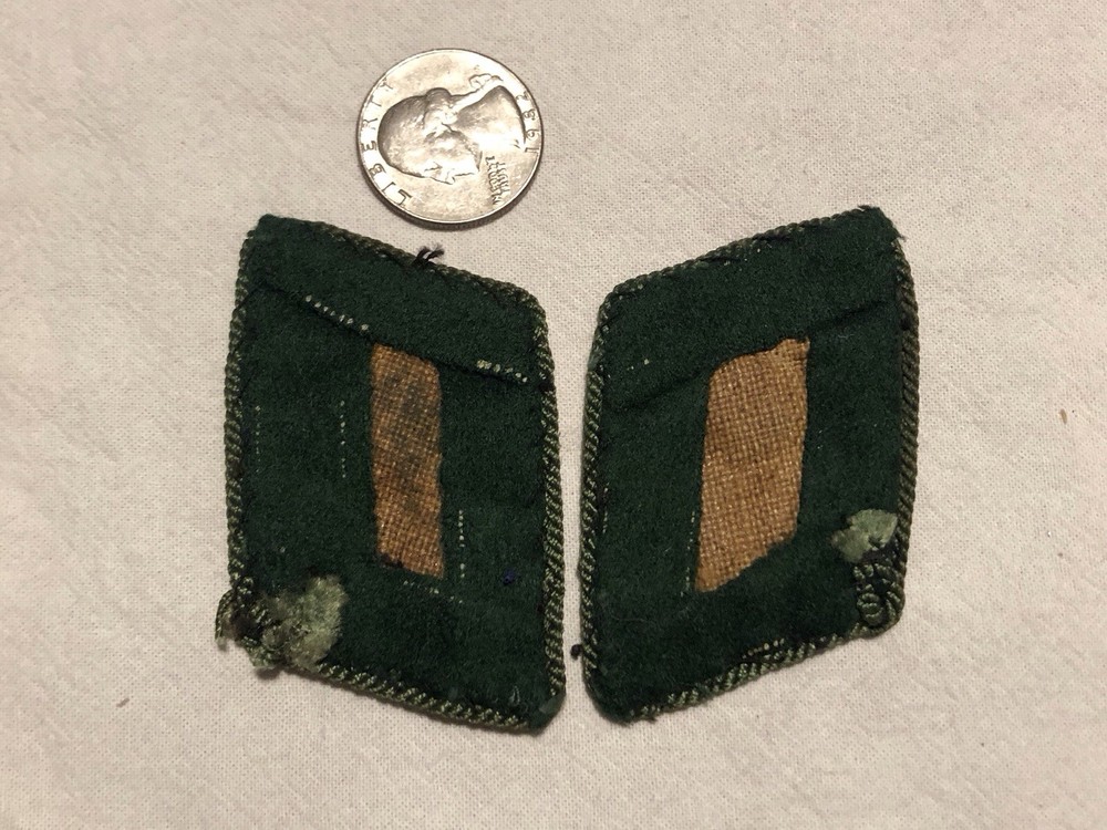 P208 - WWII German - Collar Tab - Pair - Heeresbeamte