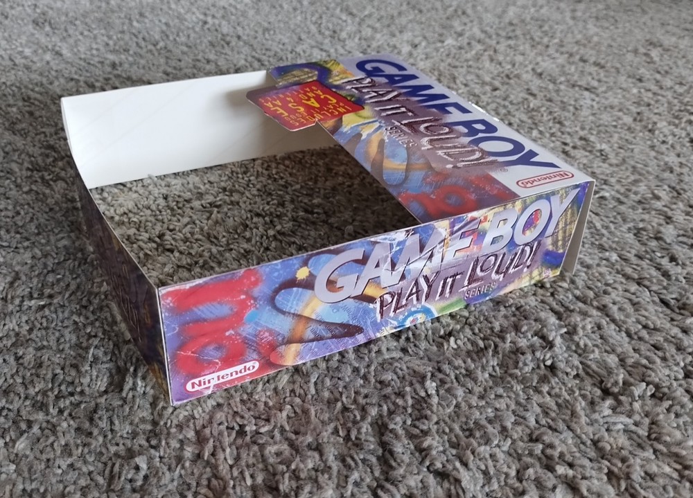 Reprinted Gameboy Play It Loud Case Insert