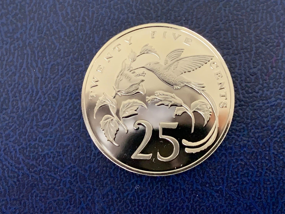 Jamaica 1976 Proof 25 Cent Proof Coin-Uncirculated