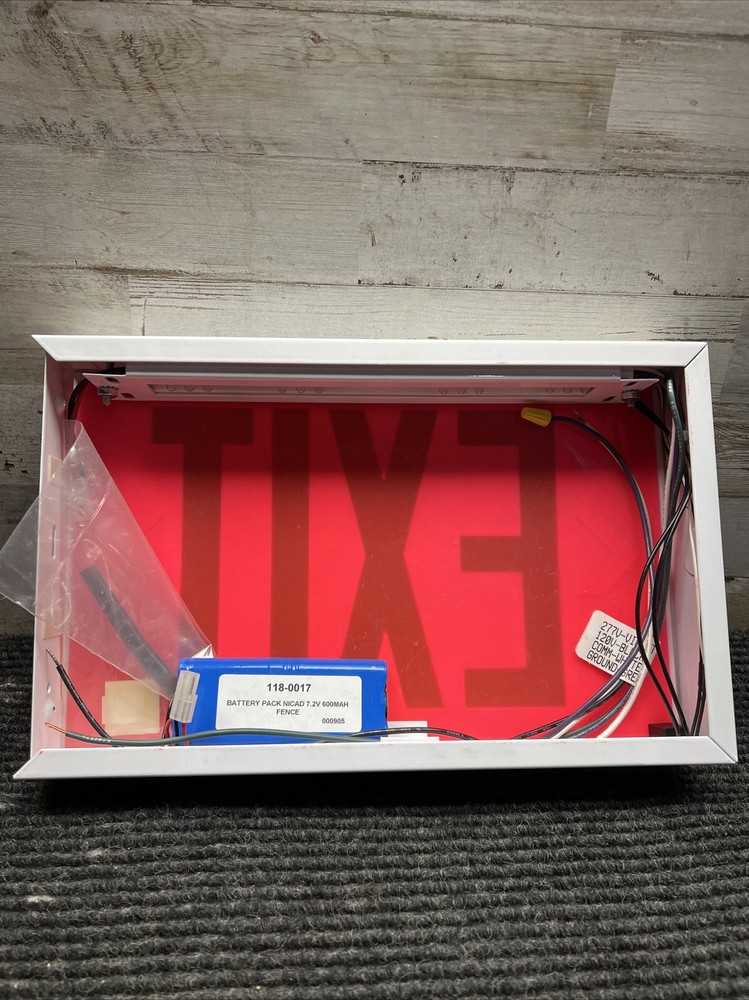 BIG BEAM 499-6612 Emergency Exit Sign