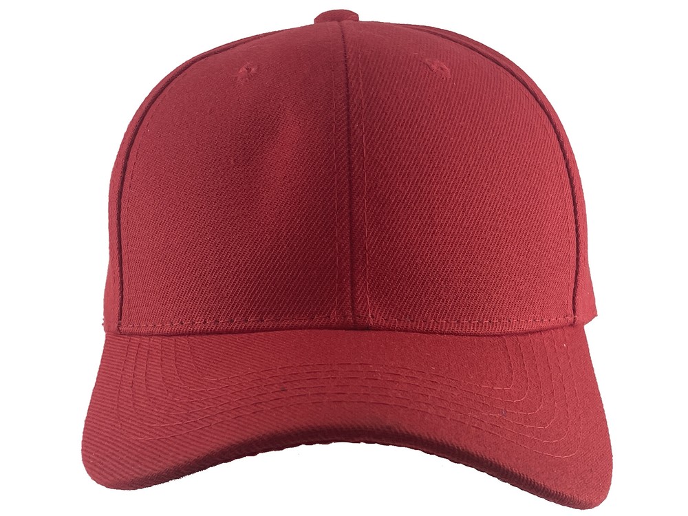 Blank Fitted Curved Cap Hat