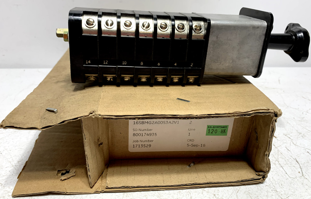 General Electric 16SBMG2A00S3A2V1 Rotary Control Switch